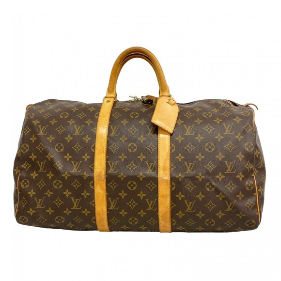 LOUIS VUITTON Brown Monogram Keepall 50 Boston Bag - Picture 1 of 14